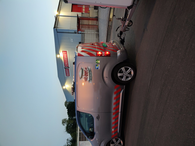 #Raskt-Levert #Ekspressbil har her kommet frem til en svært fornøyd mottager i Tyskland! - #Raskt-Levert utfører #EkspressOppdrag sydover i Europa.